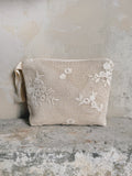 Mesh Zip Pouch Ivory