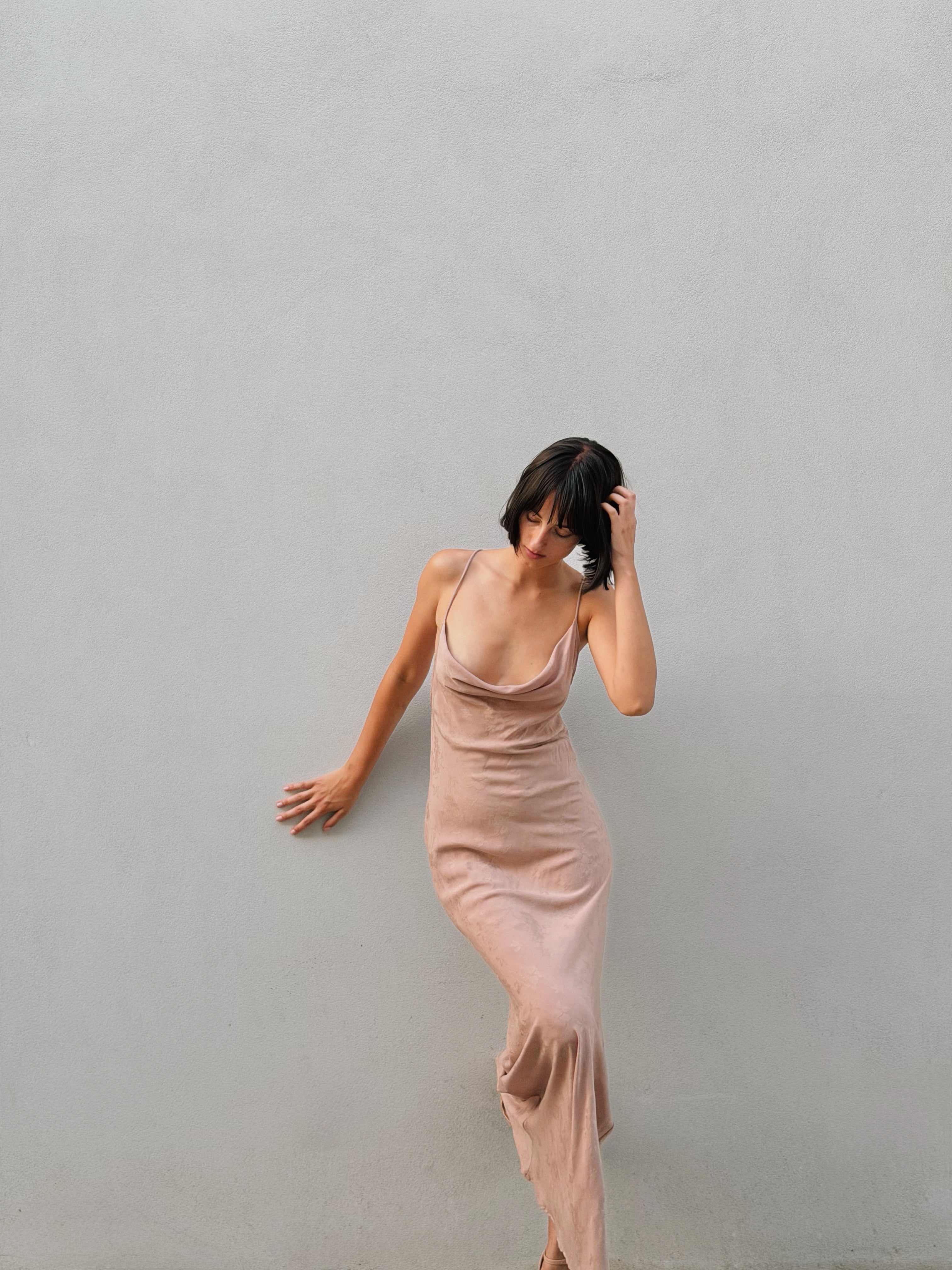 Rose Draped Dress