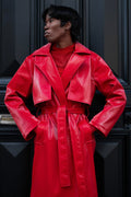 Scarlet Trench Coat