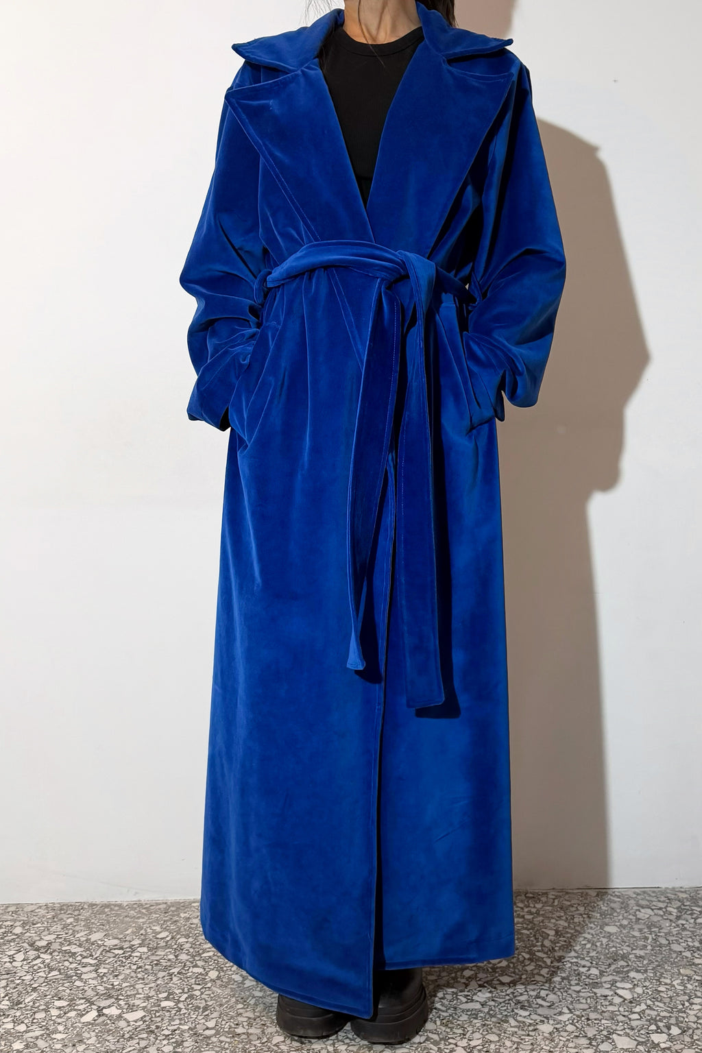 Ultramarine Velvet Coat