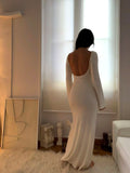 Ivory Knitted Dress