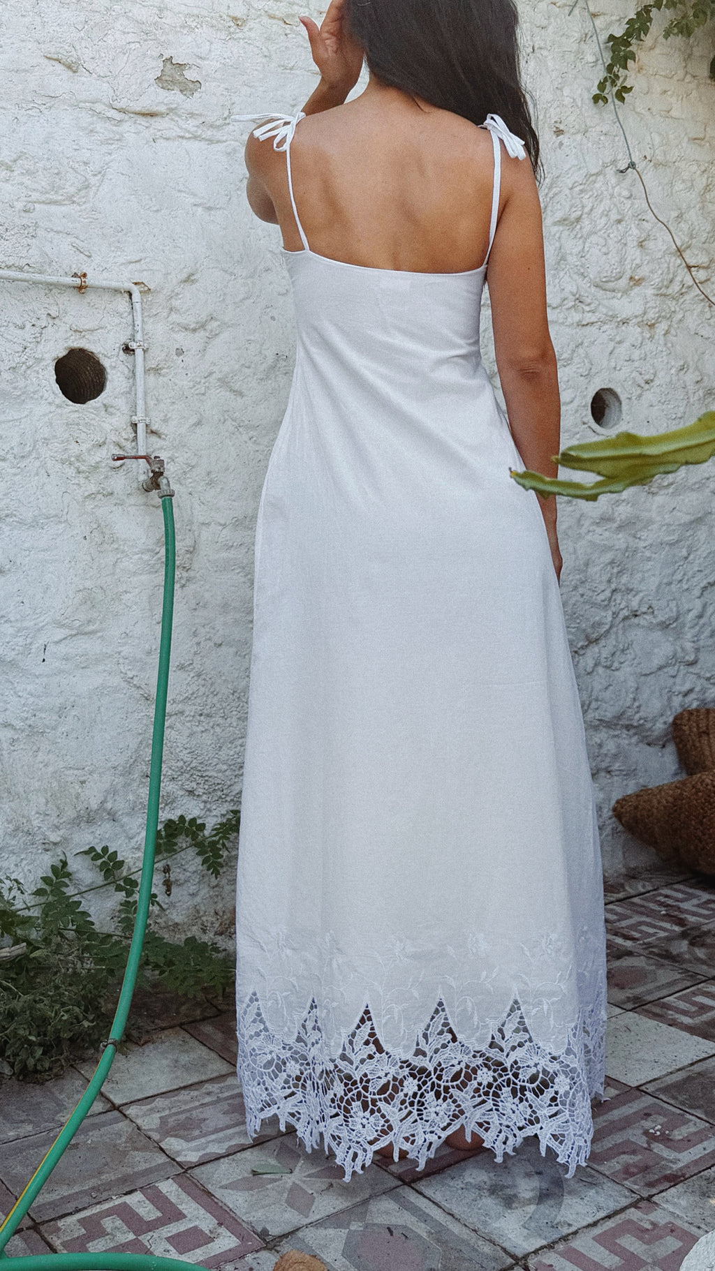 Lena Cotton Lace Dress