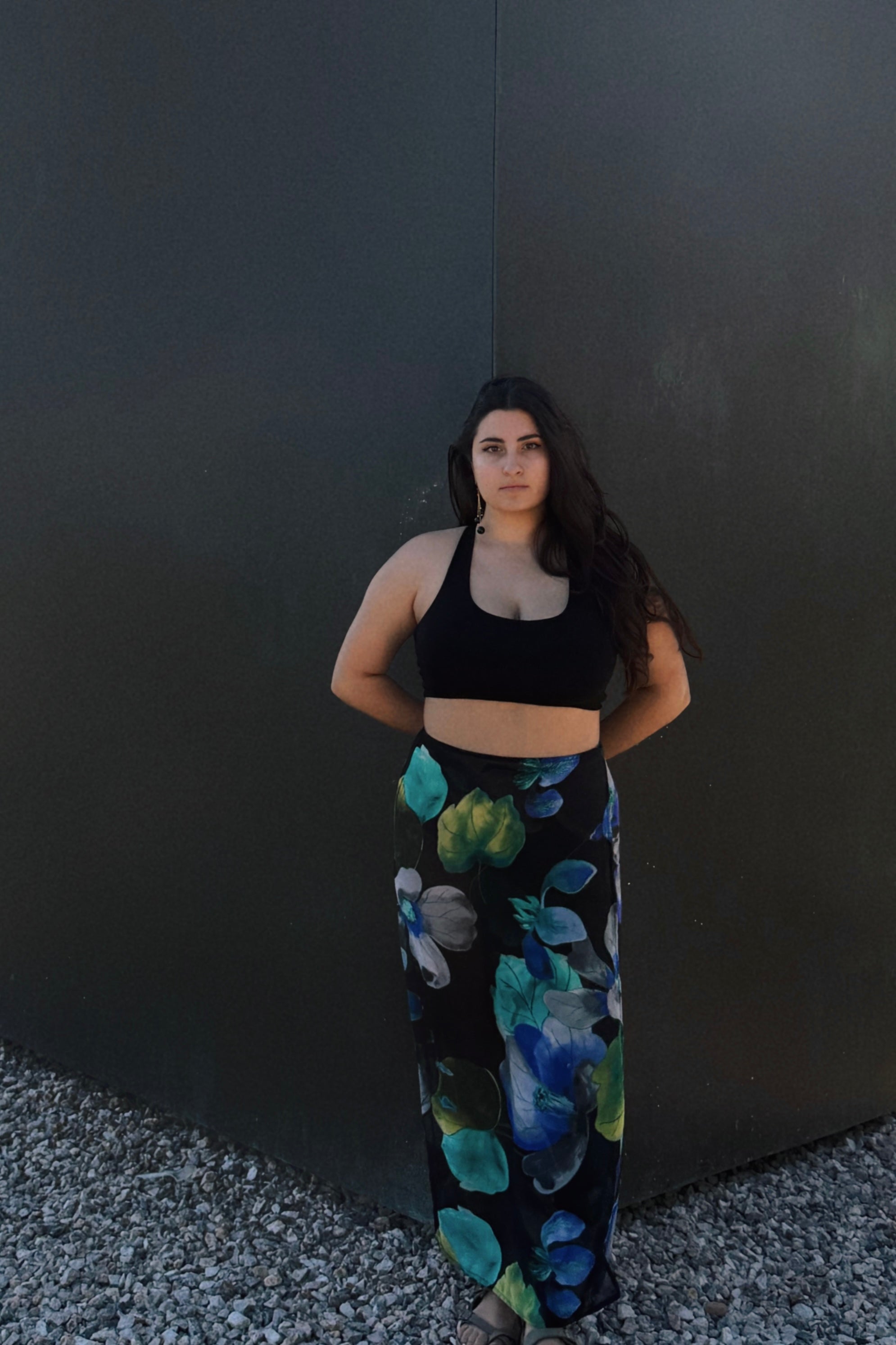 Anemone Mesh Wrapskirt