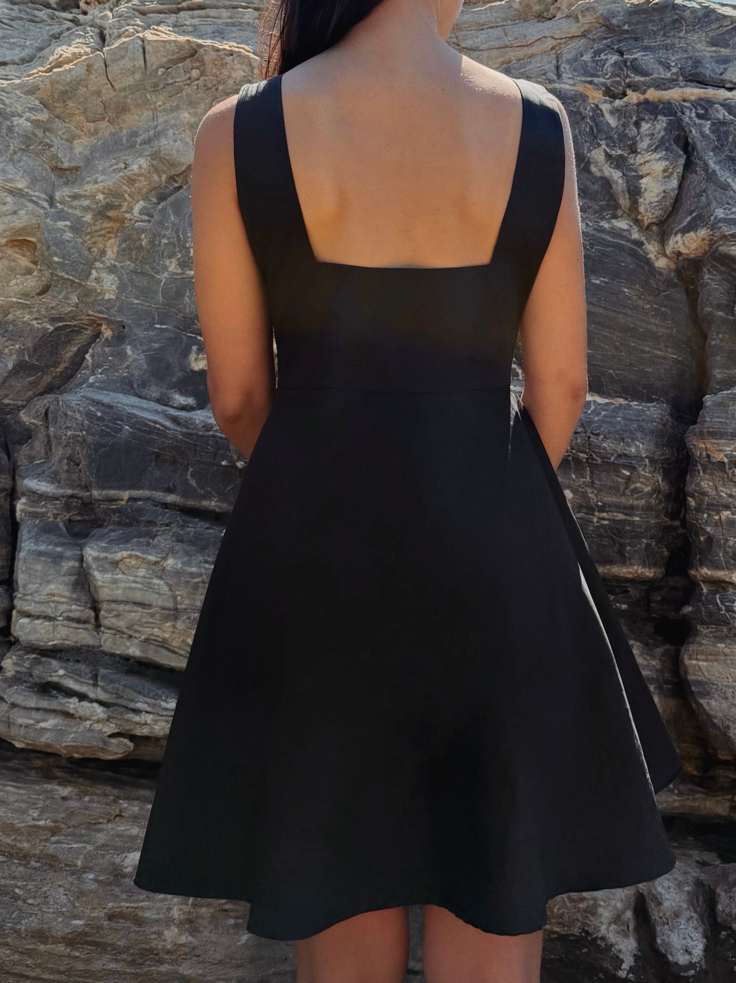 Sundress Black Mini