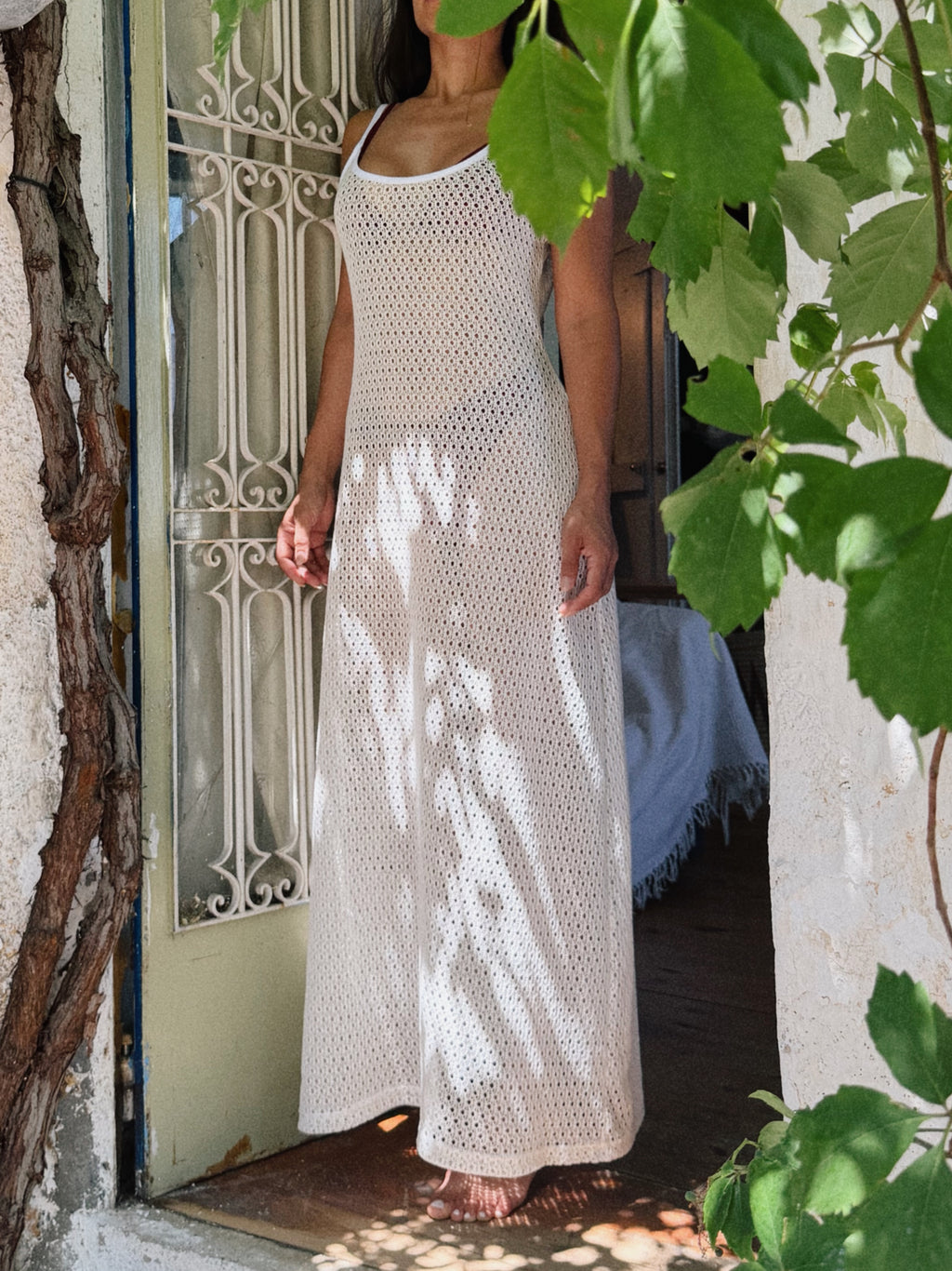 Smili Knit Dress Crochet