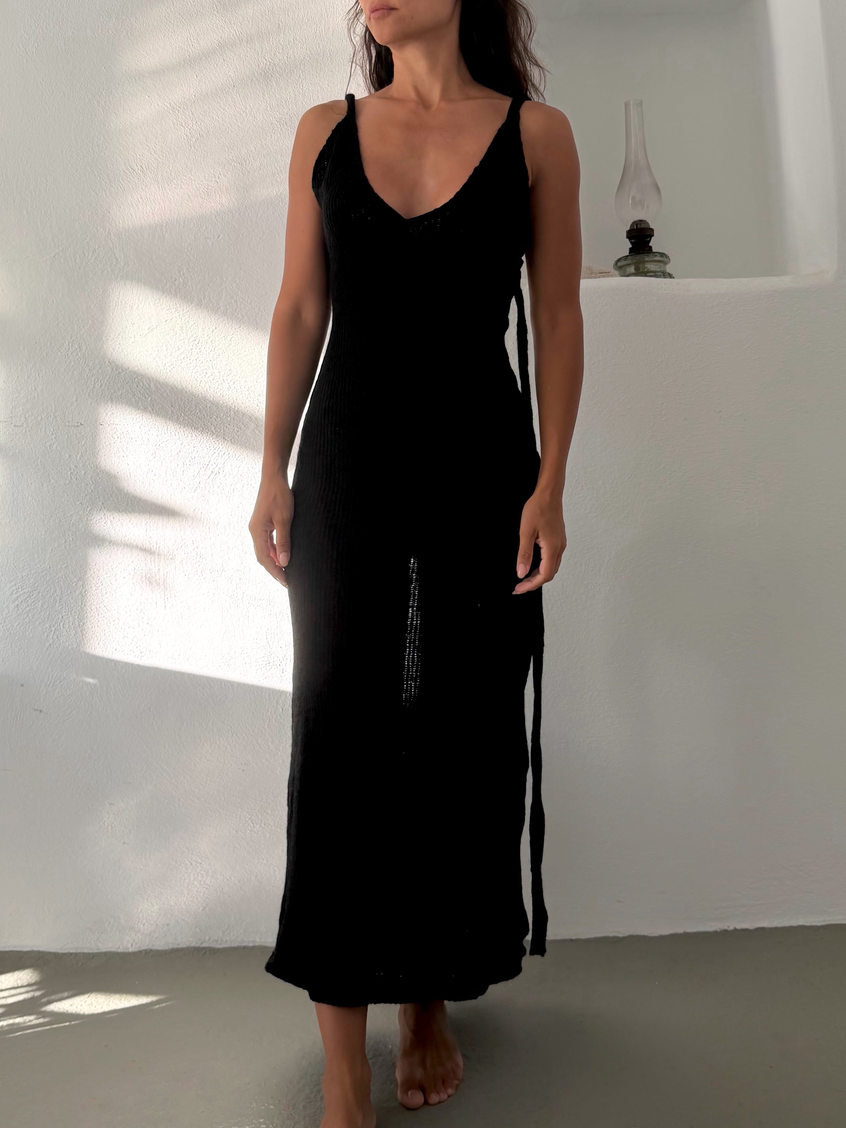 Knit Dress Black