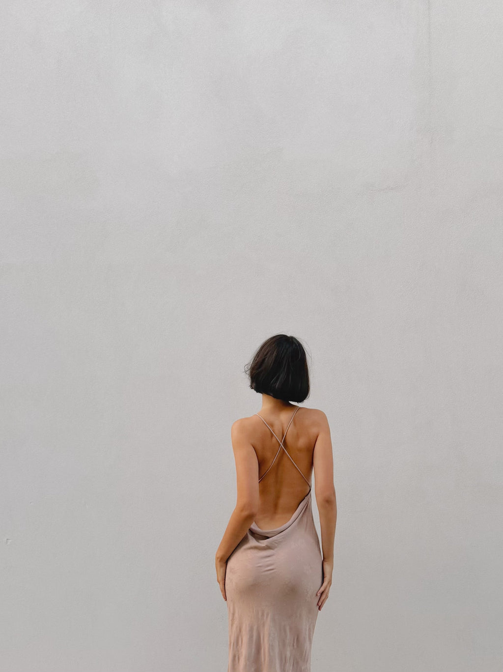 Rose Draped Dress