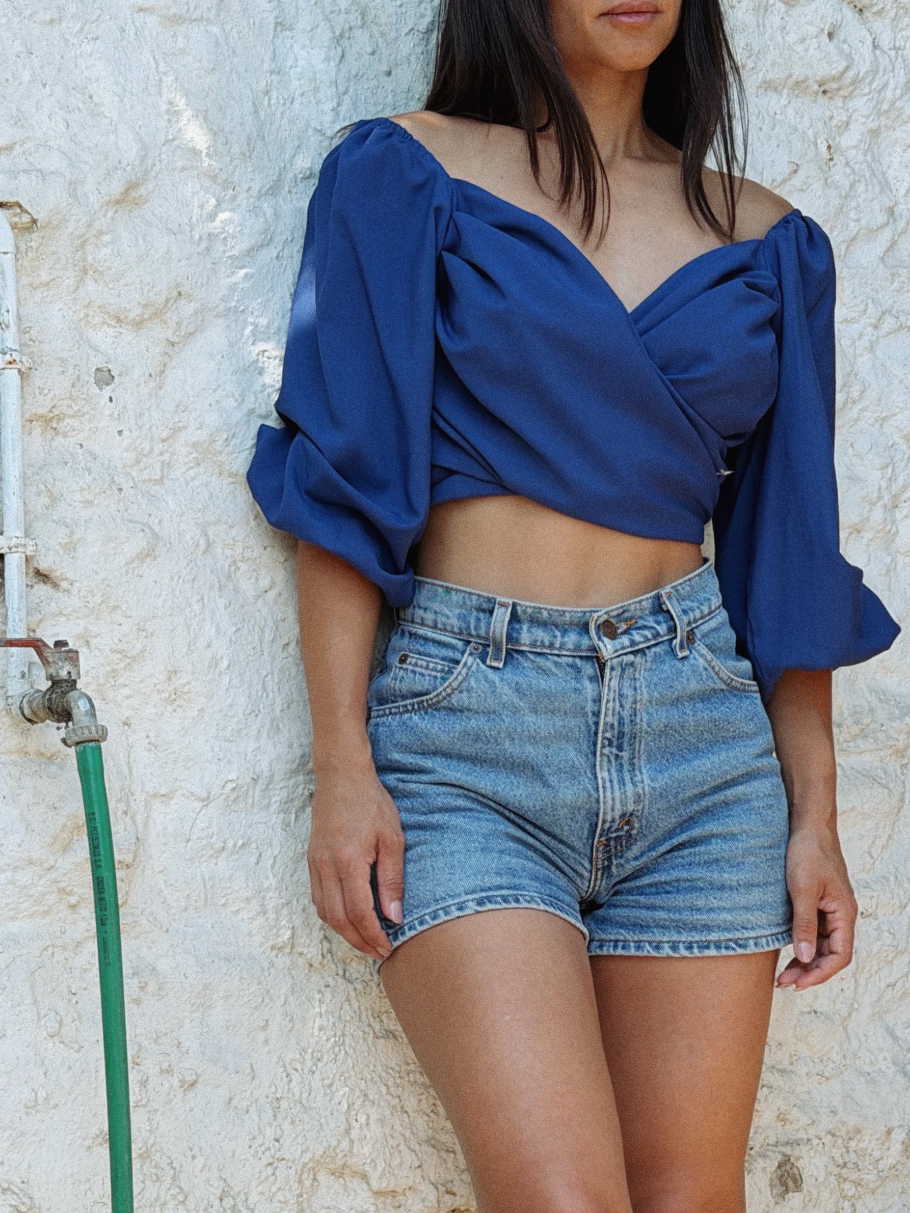 Aura Top Blue