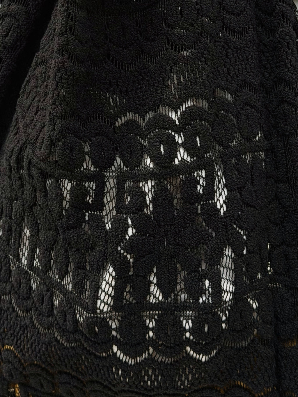 Sac Filet Noir Flower