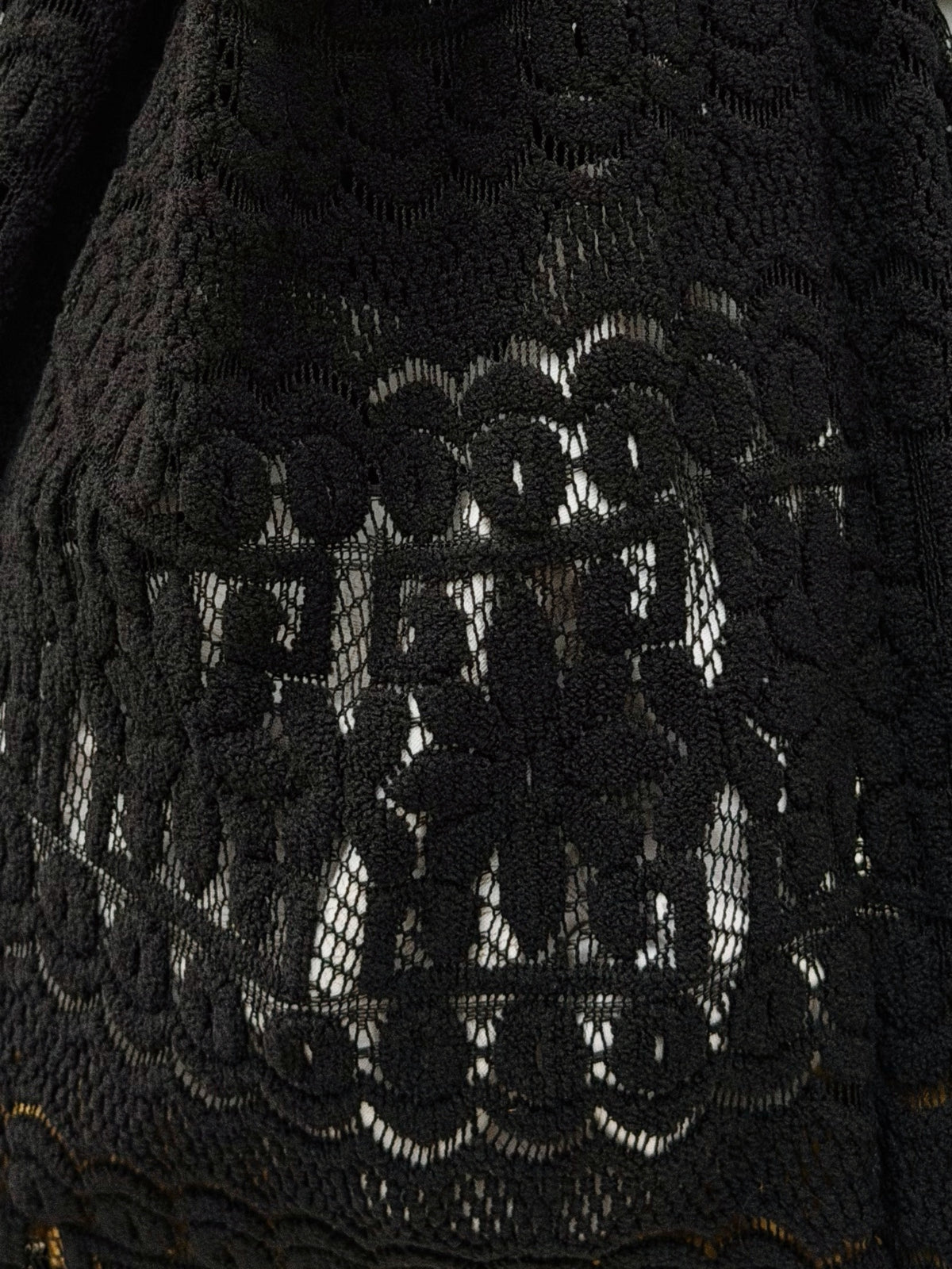 Sac Filet Noir Flower