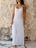 Smili Knit Dress White