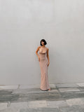 Rose Draped Dress