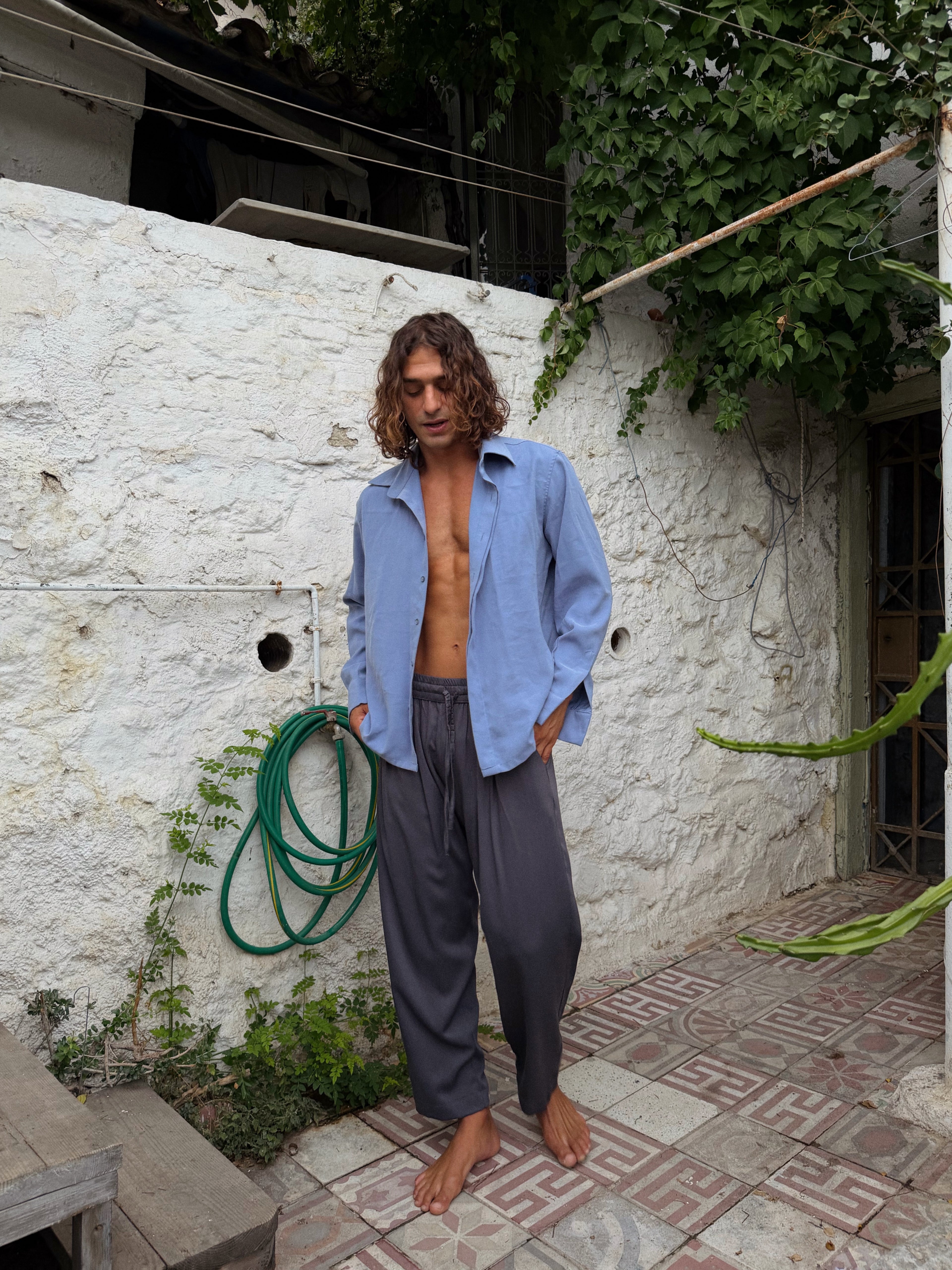 DUSTY BLUE SHIRT