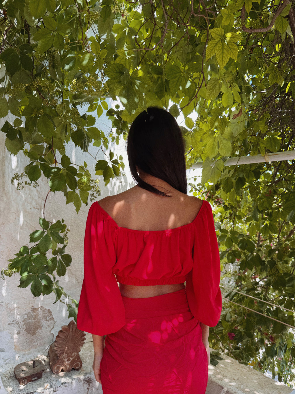Aura Top Red