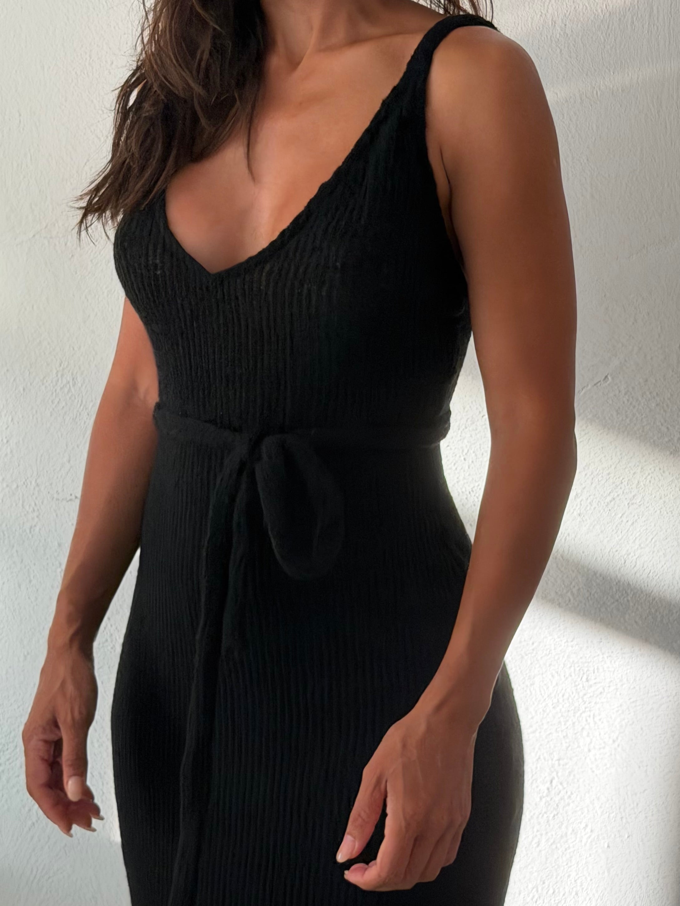 Knit Dress Black
