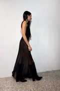 Shadow Leaf Mesh Skirt