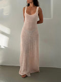 Knit Dress Dusty Rose