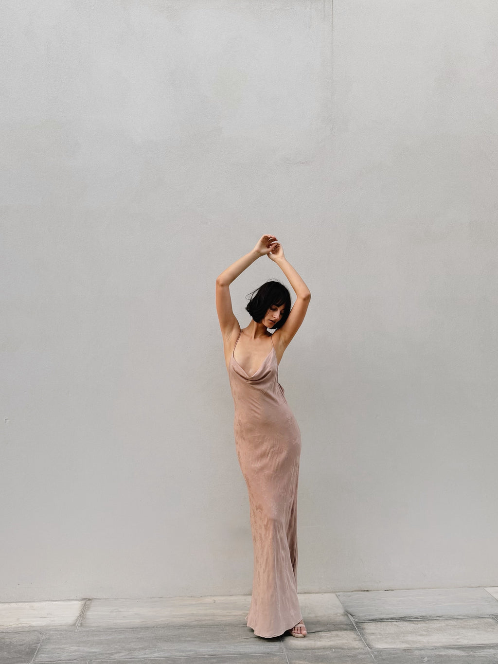 Rose Draped Dress