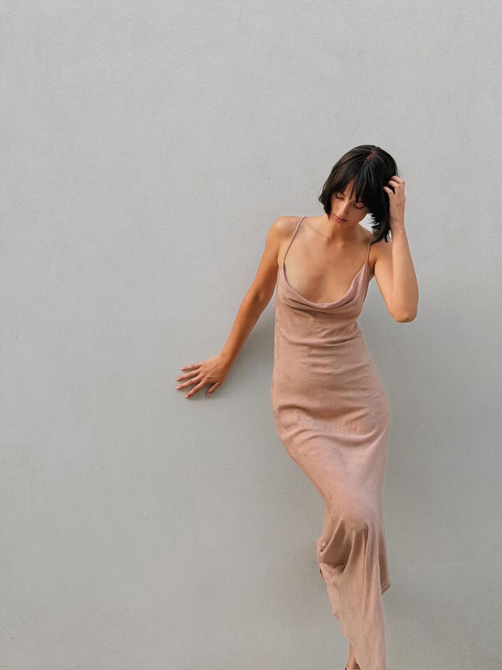 Rose Draped Dress